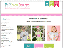 Tablet Screenshot of belliboos.com